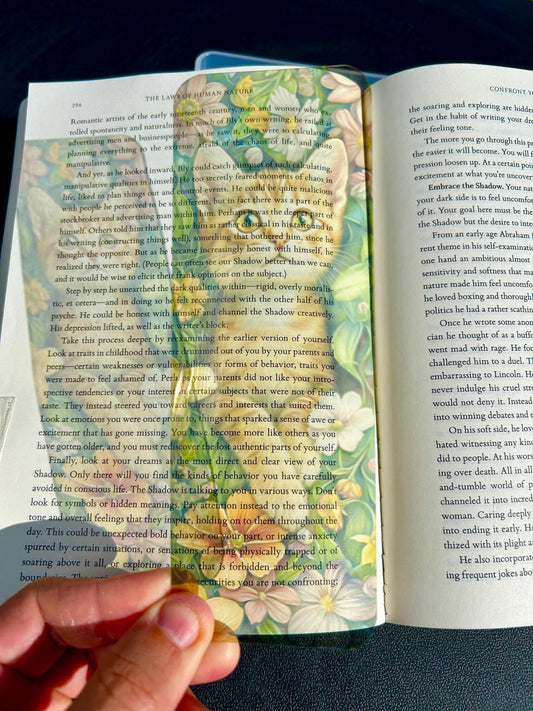 Handmade Tabby Cat Bookmark – Cute Floral Cat Bookmark for Readers, Pet Lovers & Bookworms – Unique Gift for Cat Lovers