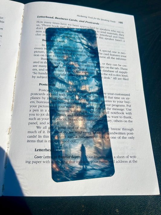 Witchcore Bookmark – Magical Forest Scene | Cottage Witch Aesthetic | Fantasy Page Marker for Book Lovers & Witches