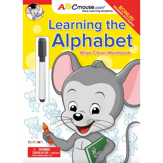 ABCmouse Learning the Alphabet Wipe-Clean Workbook - Children’s Book