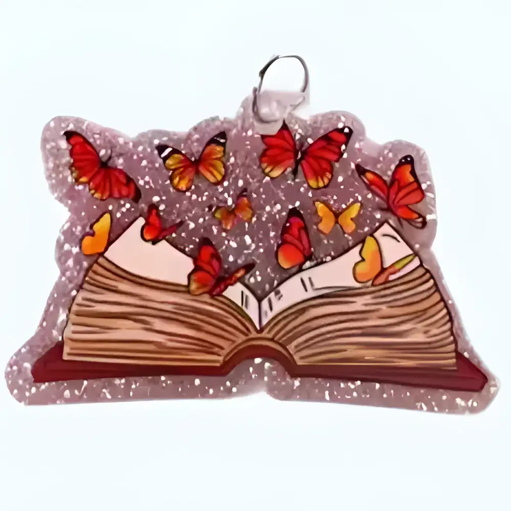Acrylic Book–USB-C Dust Plug Charm for Kindle Phones and Tablets - Butterfly - Accessories