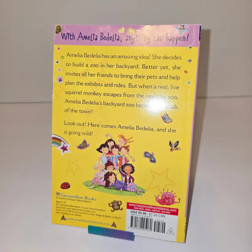 Amelia Bedelia Chapter Book #4: Amelia Bedelia Goes Wild! by Herman Parish Lynne Avril - Used - Children’s Book