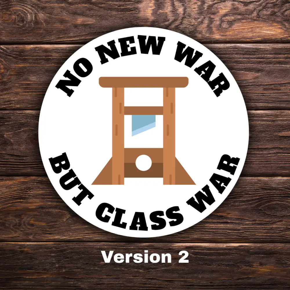 Anti War Stickers | Ban Bombs Not Books No New War But Class War Know Peace Sticker | 3’’ x 3’’ Each | Vinyl Decals