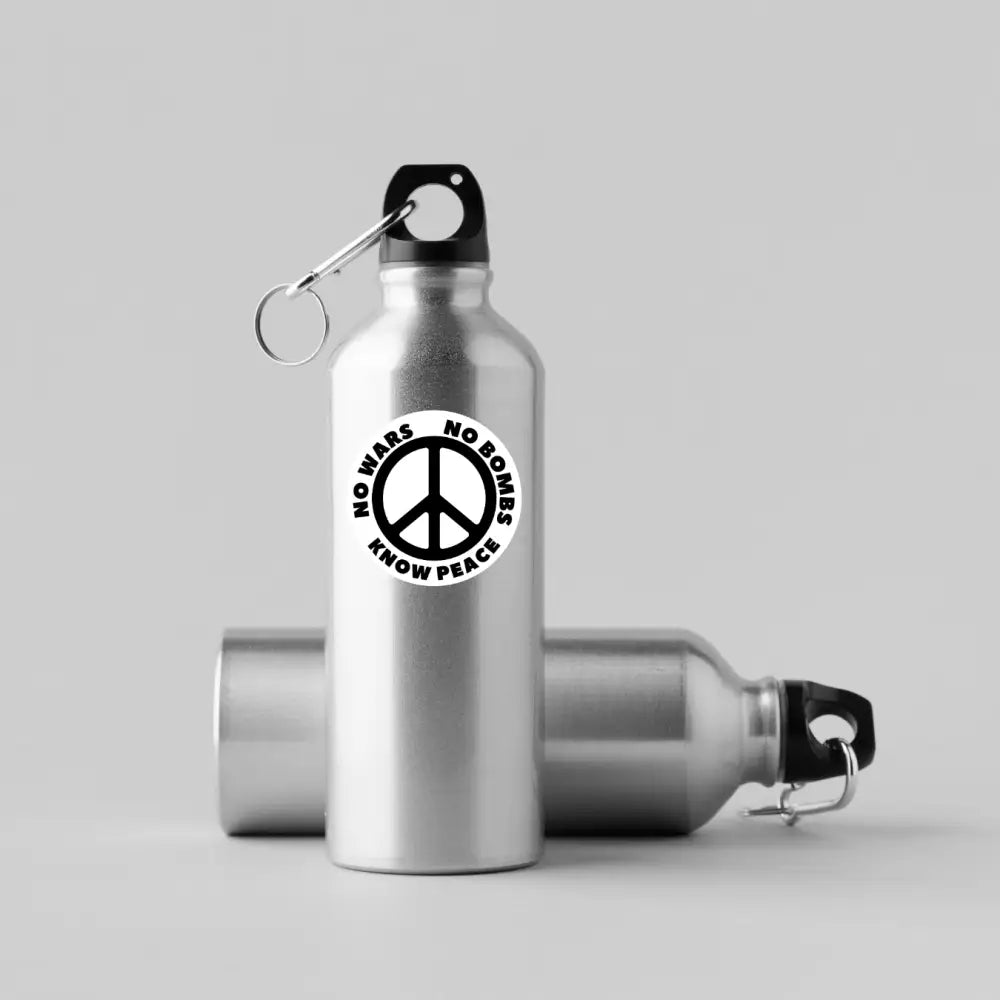 Anti War Stickers | Ban Bombs Not Books No New War But Class War Know Peace Sticker | 3’’ x 3’’ Each | Vinyl Decals