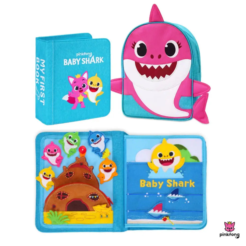 Baby Shark Busy Book Pink Baby Toys & Activity Equipment