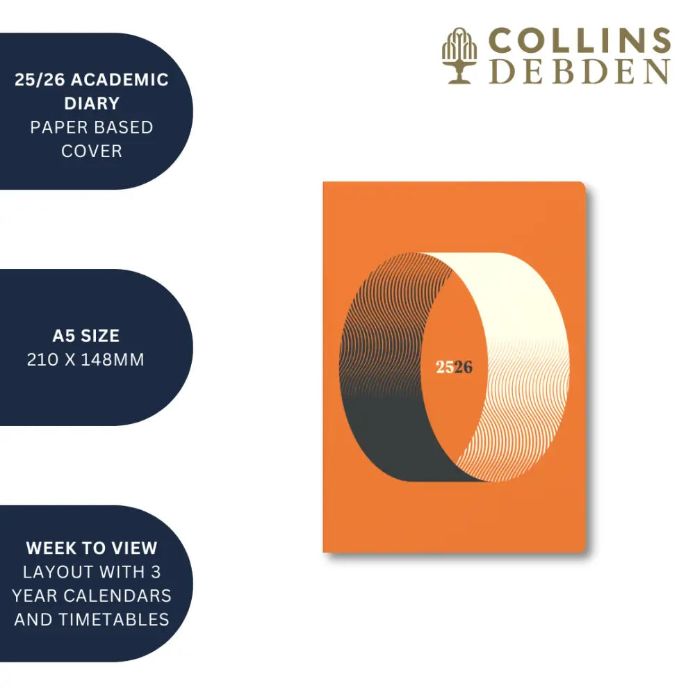 Balance -A5 Week-to-View Mid/Academic Year Diary Planner 2025-2026 - Fashion Diaries
