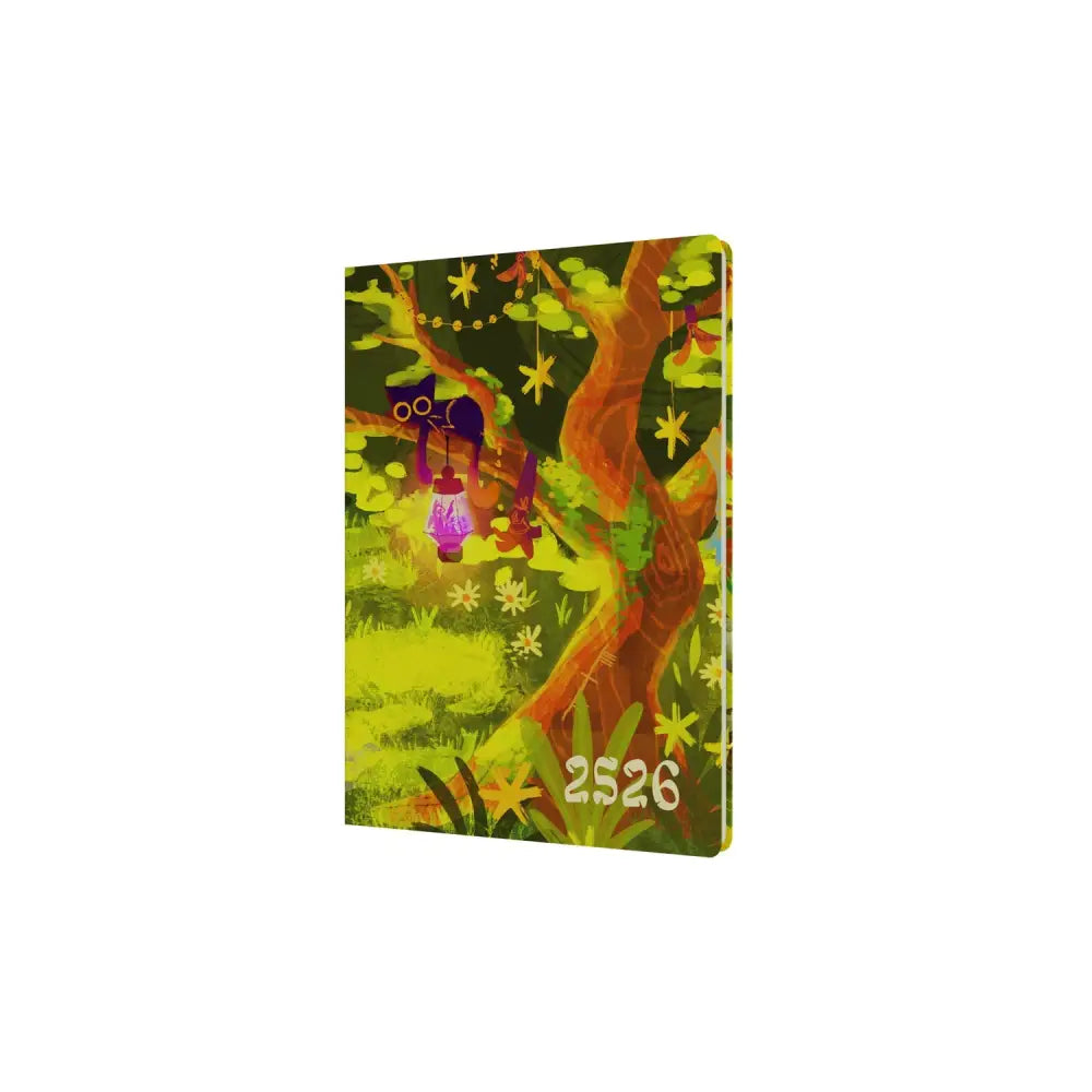 Bella Ramsay Cat A5 Week to View Mid/Academic Year Diary Planner 2025 2026 Tree Fashion Diaries