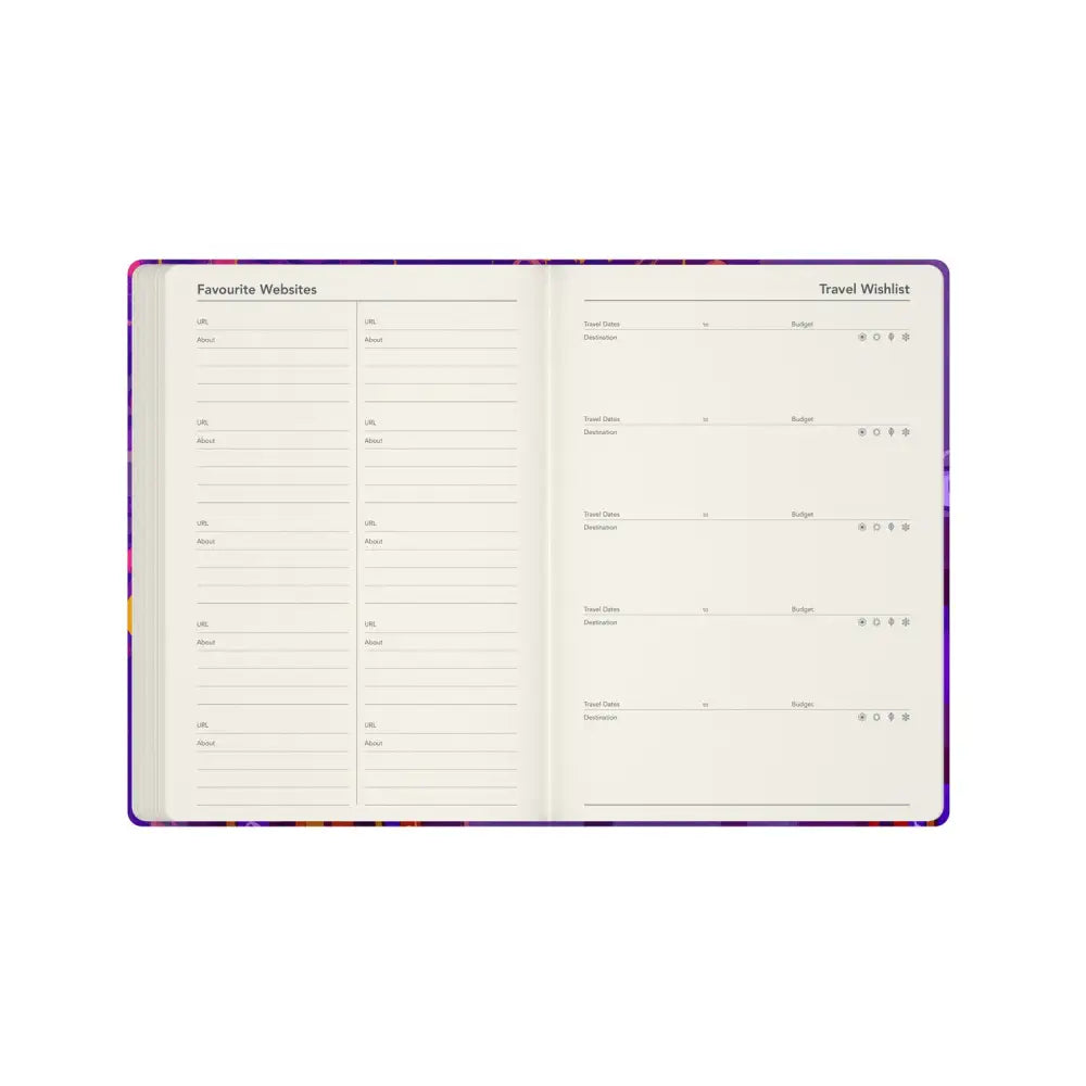Bella Ramsay Cat A5 Week to View Mid/Academic Year Diary Planner 2025 2026 Fashion Diaries