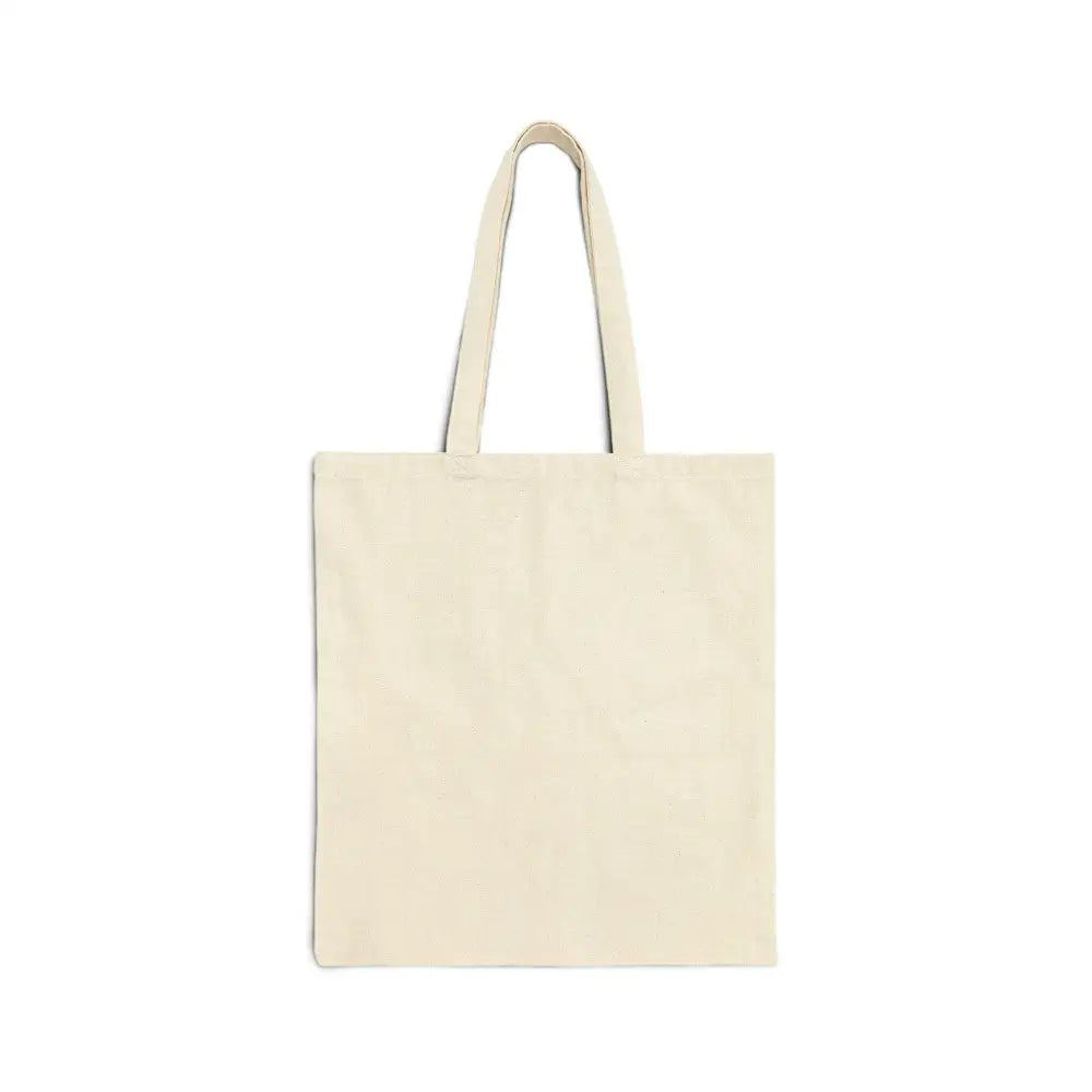 Bibliophile Cat Cotton Canvas Tote Bag - Natural / 15’’ x 16’’ - Tote Bag