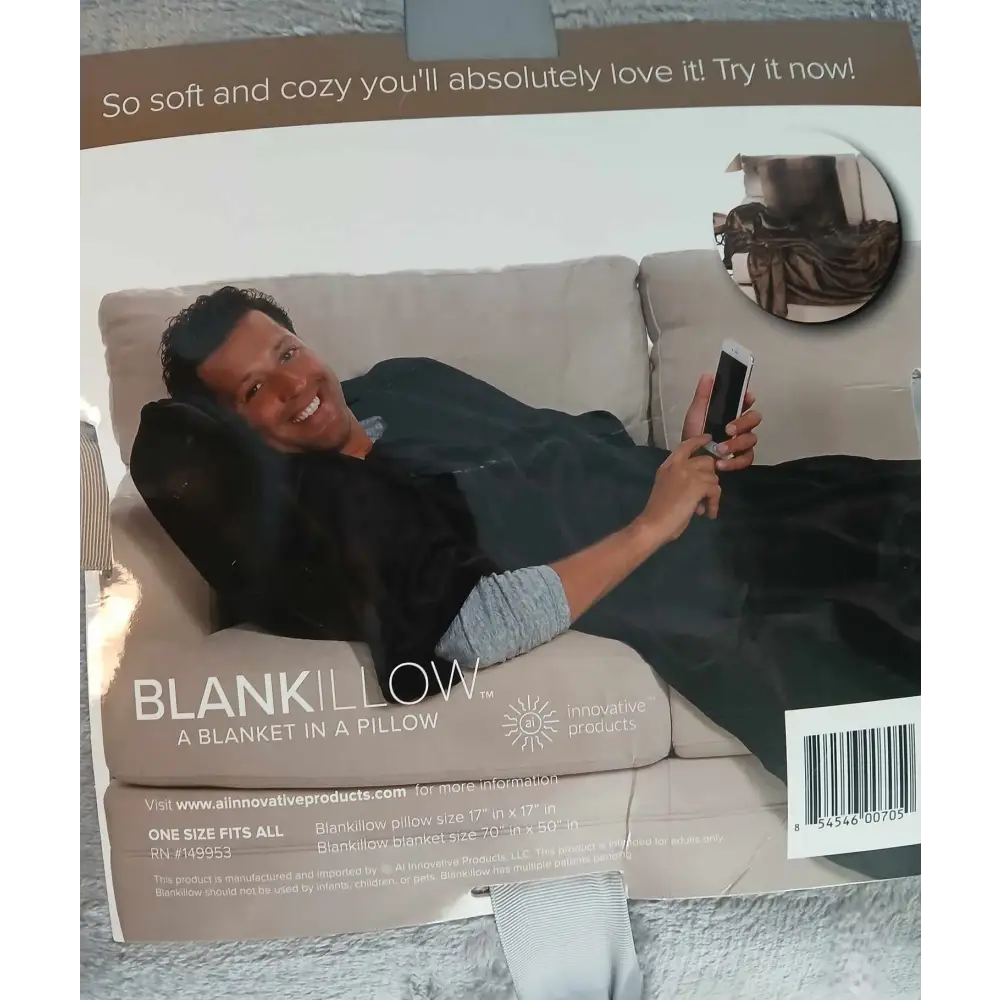 Blankillow Pillow and Blanket Combo - Blanket