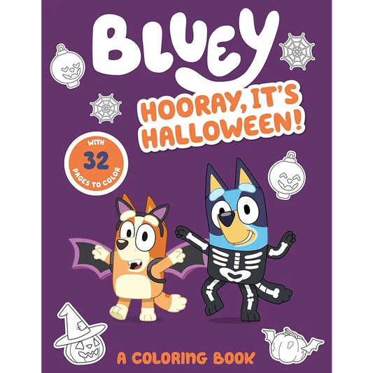 Bluey: Hooray It’s Halloween!: A Coloring Book by Penguin Young Readers Licenses - Children’s Book