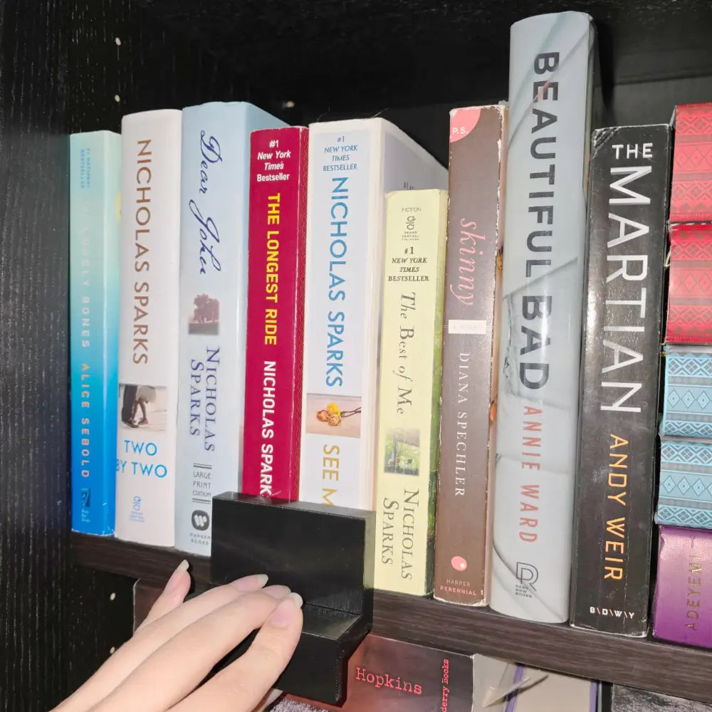 Book Aligner Pro 4-in-1 Bookshelf Tool (The Bookish Milspouse and Regular Versions) - book accessory