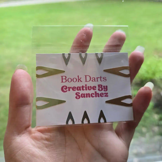 Book Darts–Mini Metal Bookmark Clips - Bookmark