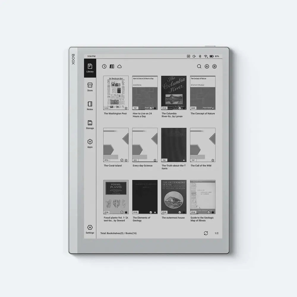 Boox Go 10.3’’ eInk eReader Tablet with Stylus for Writing and Drawing - White - Boox Tablet