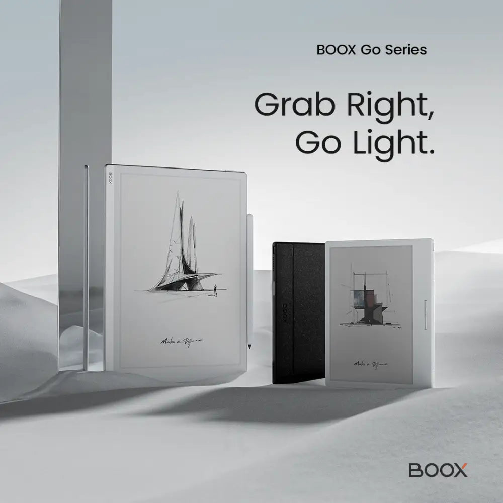 Boox Go 10.3’’ eInk eReader Tablet with Stylus for Writing and Drawing - White - Boox Tablet