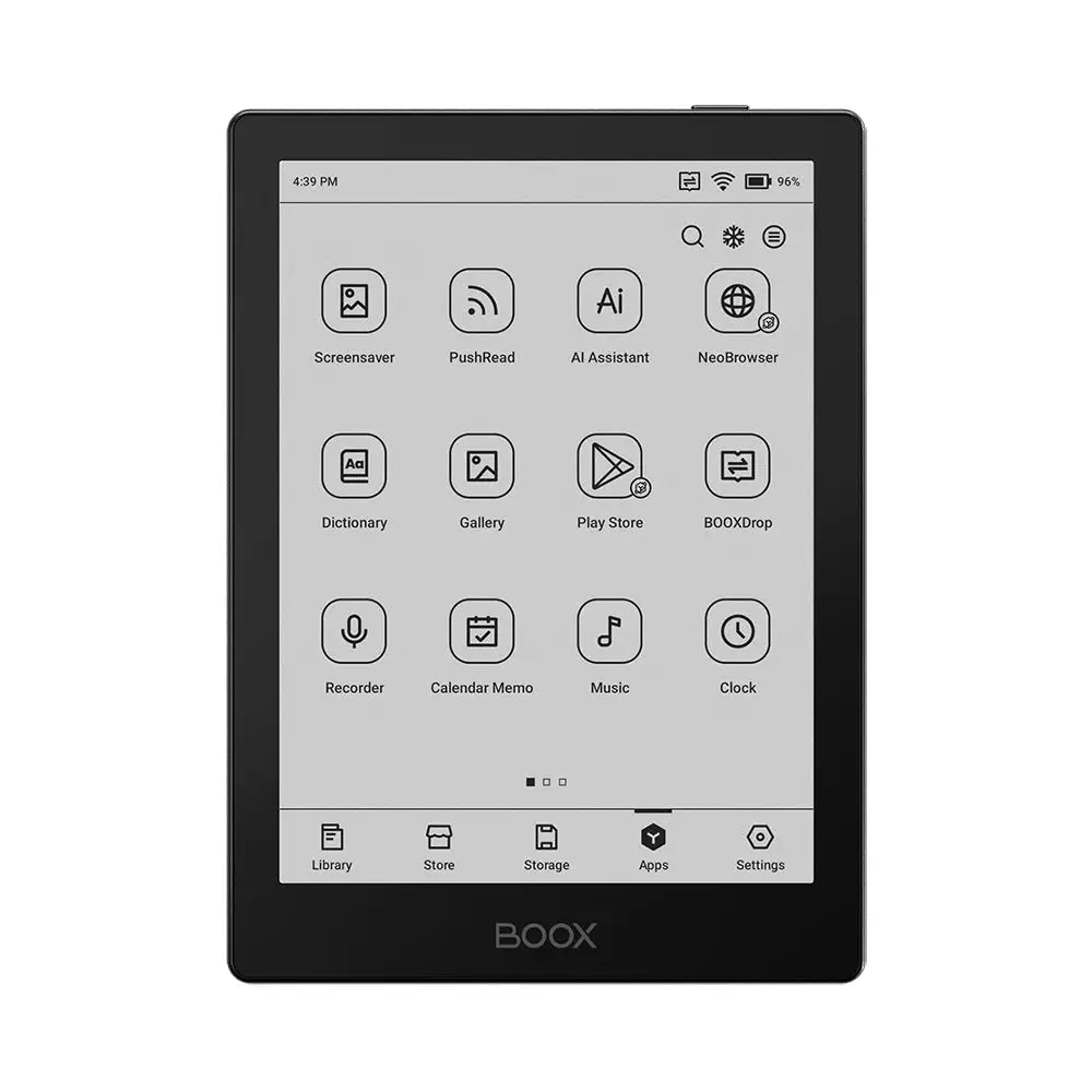 BOOX GO 6 E-Ink Tablet eReader - Black - Boox Tablet