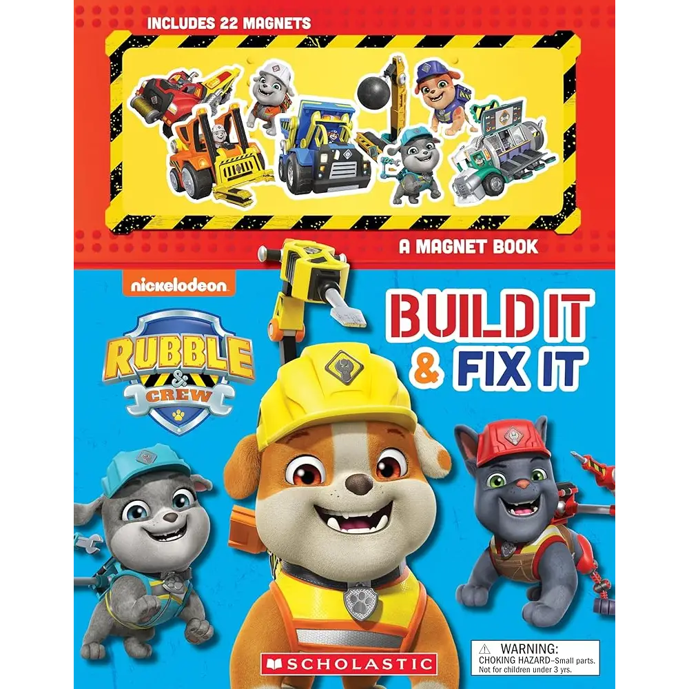 Build It and Fix It: A Magnet Book (Rubble and Crew) by Shannon Penney - Children’s Book