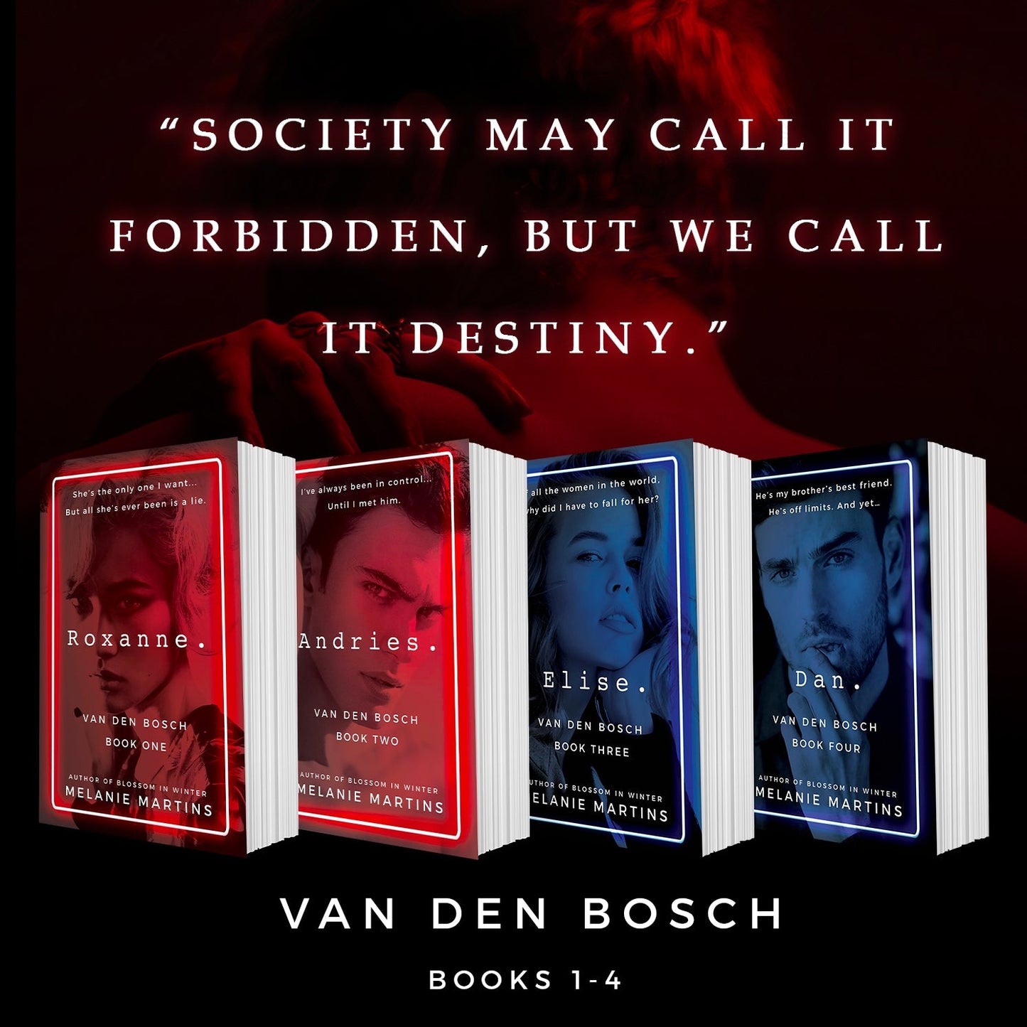 Van den Bosch: Books 1, 2, 3, and 4 + 2 bookmarks