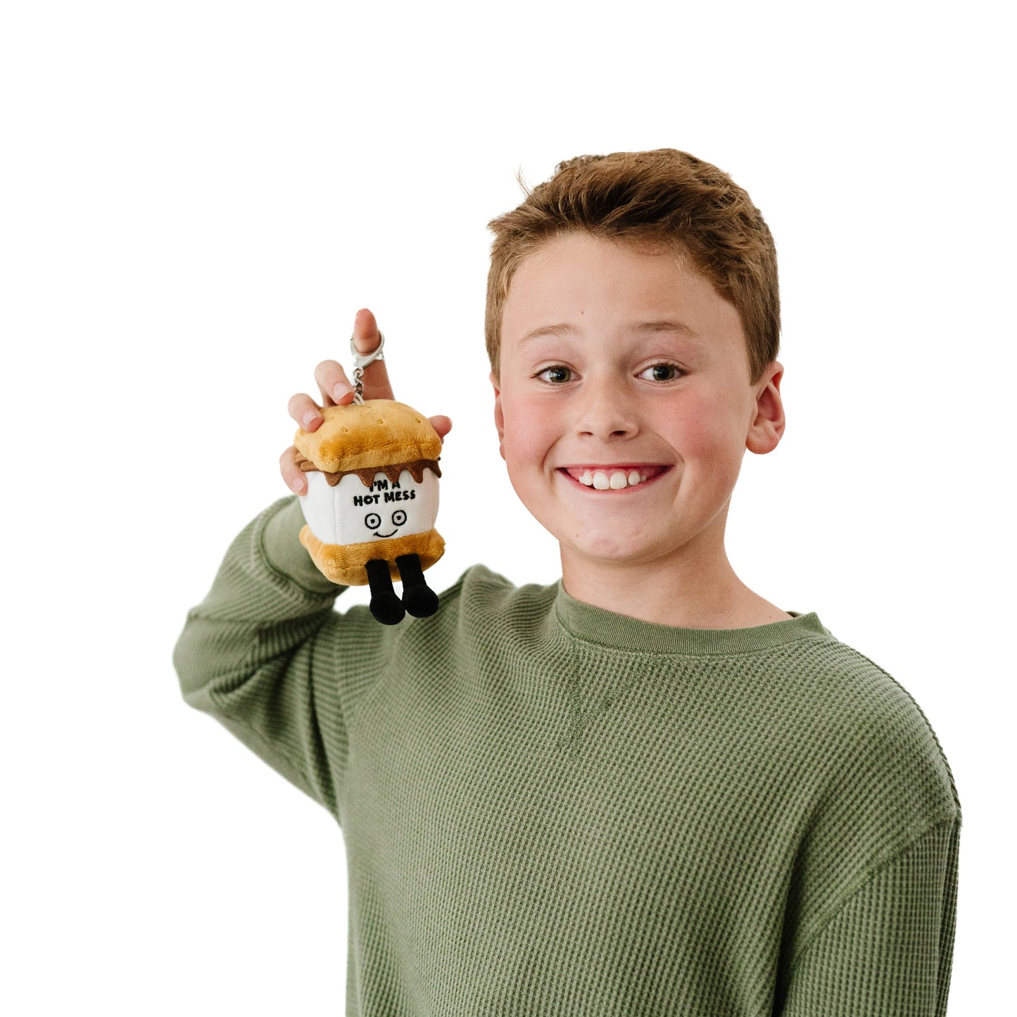 Hot Mess S'Mores Plush Bag Charm Soft Toy Funny Cute Gift