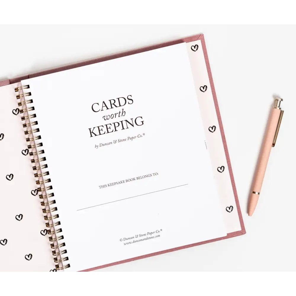 Cards Worth Keeping Journal