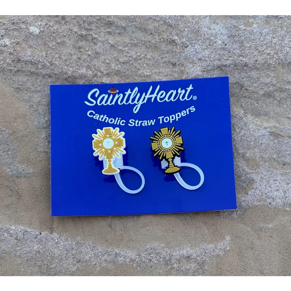 Catholic Straw Toppers: Adoration (a 2 pack!)