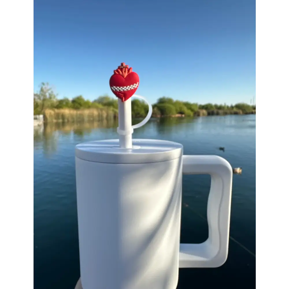 Catholic Straw Toppers: Holy Hearts (a 2 pack!)