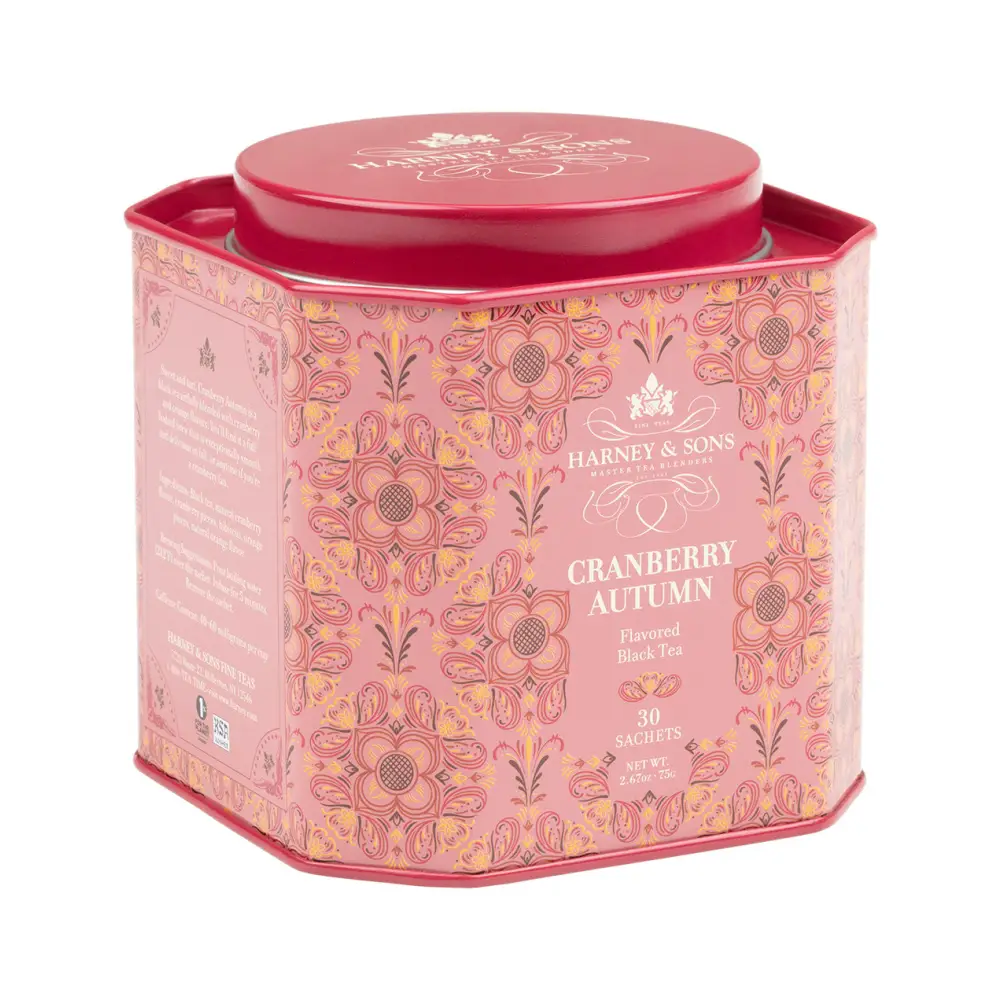 Cranberry Autumn Sachets / Tin of 30 Sachets