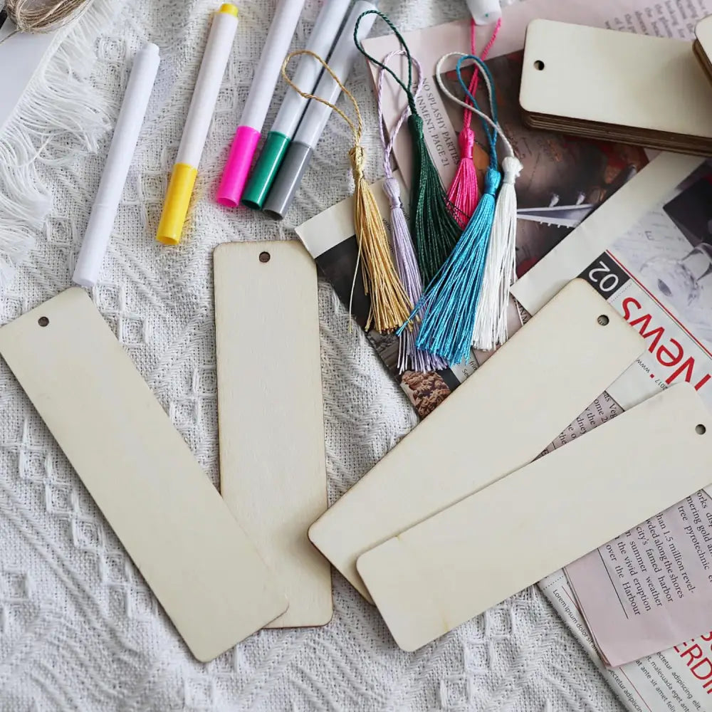 Create Your Own Bookmark Kit - Wood / Pink - Bookmark