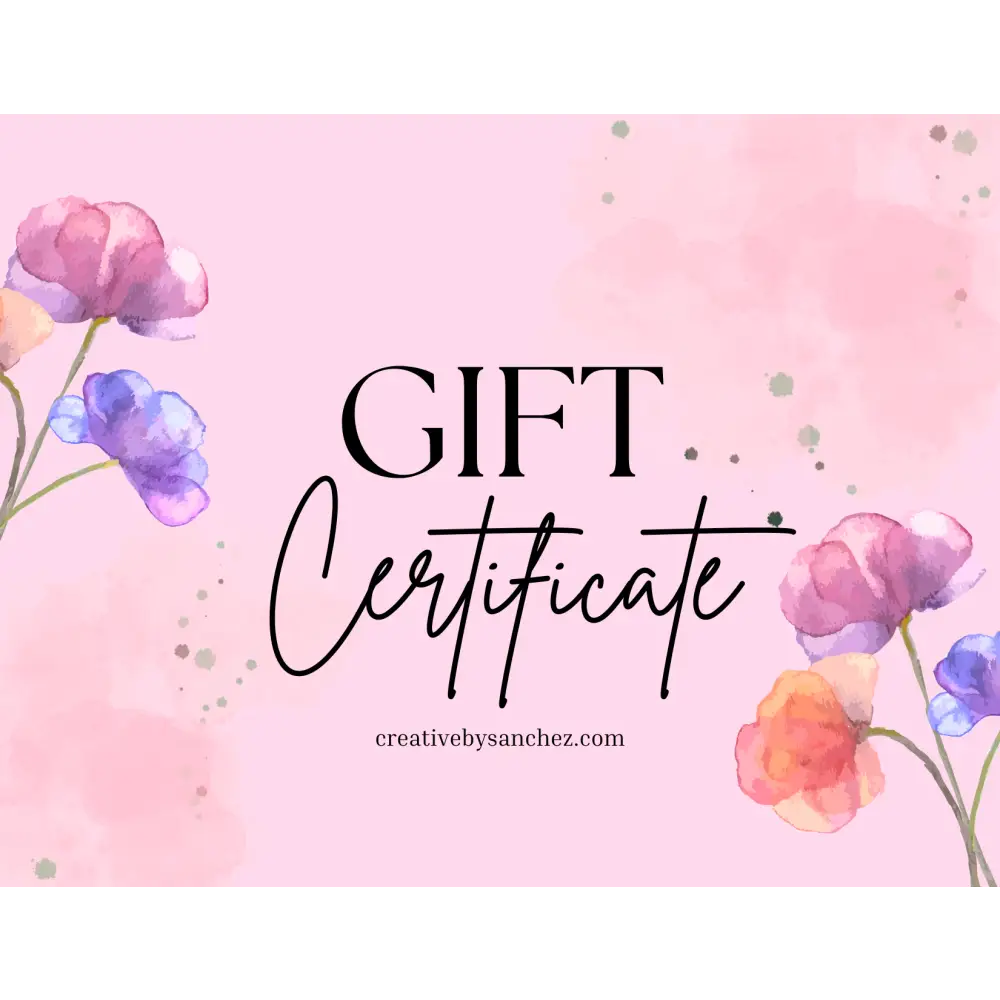 Cretive by Sanchez Gift Card Certificate - Gift Card
