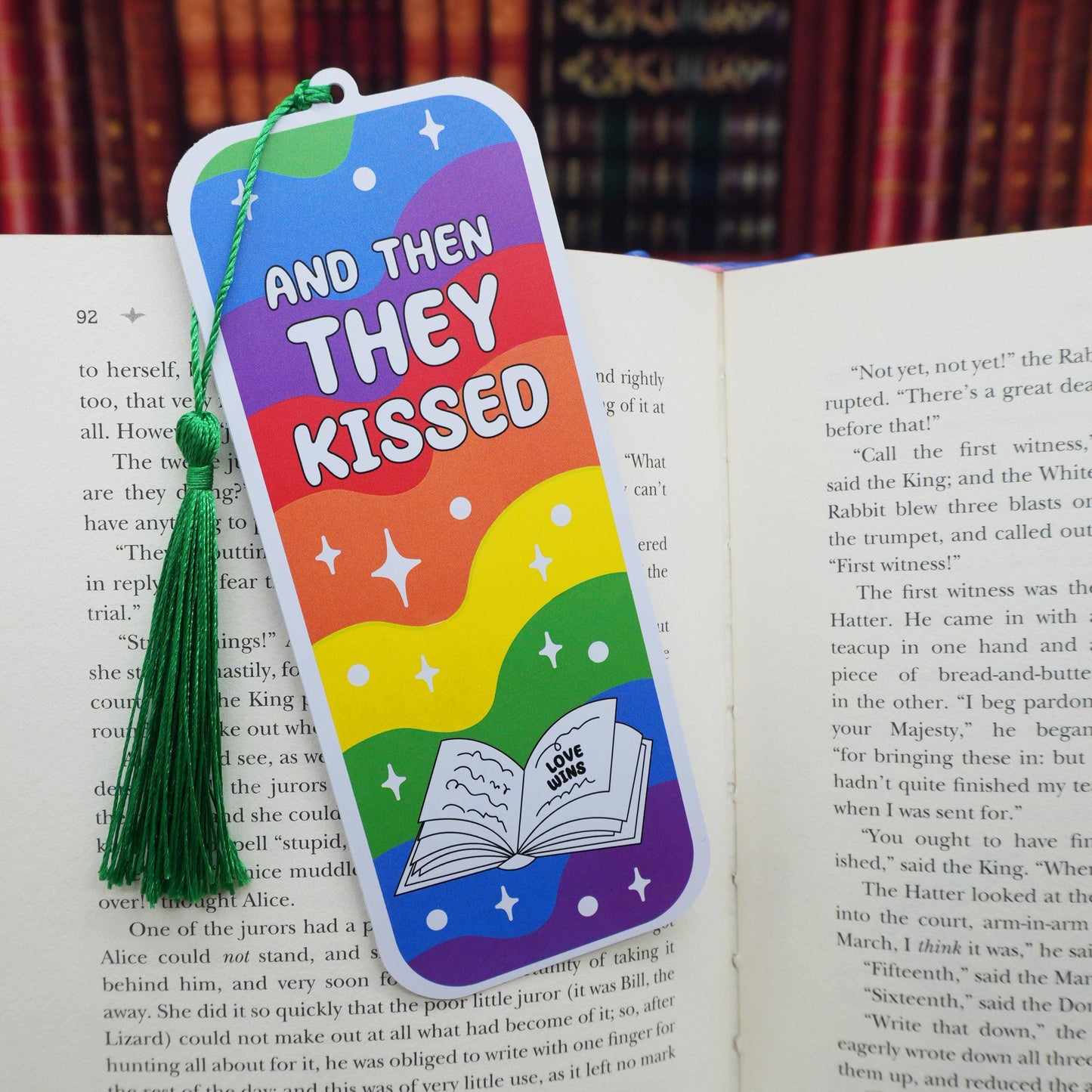 “And Then They Kissed” Romance Bookmark