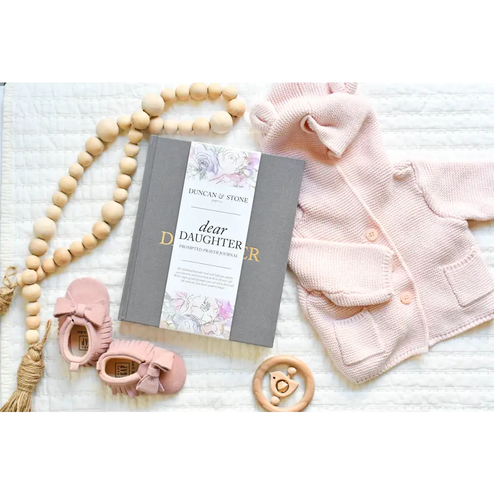 Dear Daughter: A Childhood Prayer Journal Grey Journal