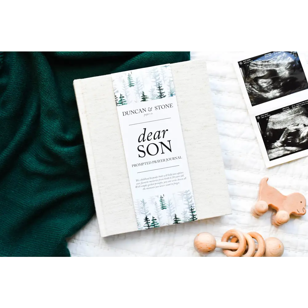 Dear Son: A Childhood Prayer Journal Cream Journal