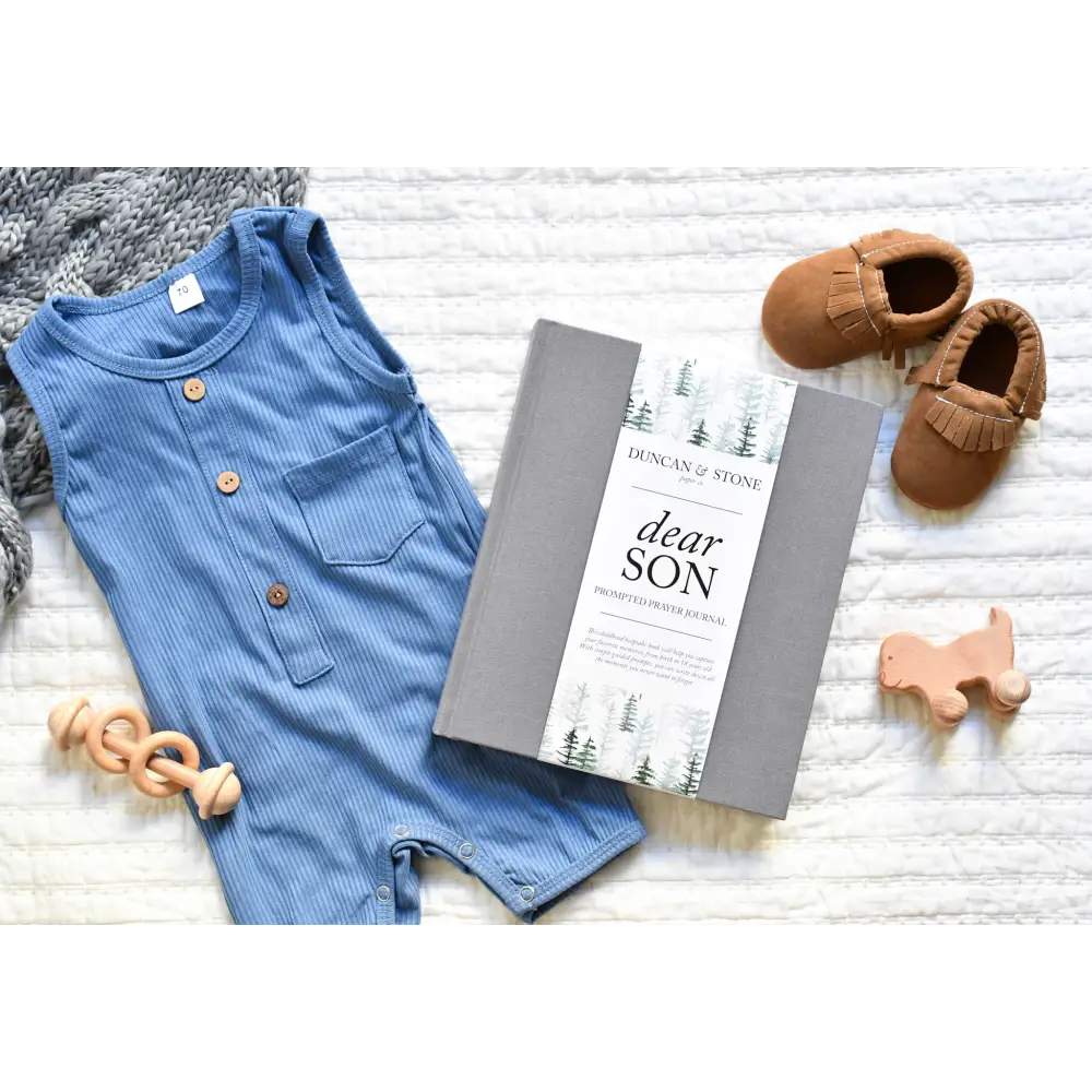 Dear Son: A Childhood Prayer Journal Grey Journal