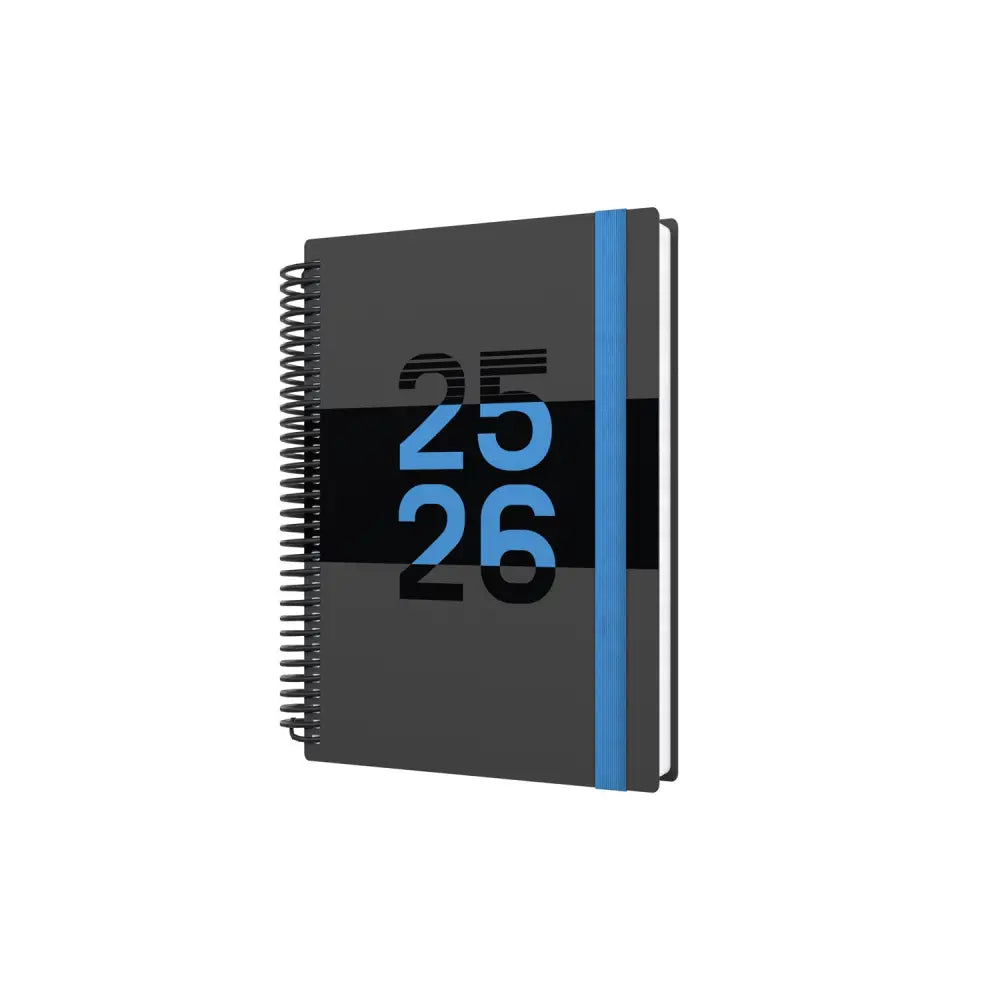 Delta A5 Day To Page with Appointments Mid/Academic Year Planner 2025 2026 Blue Fashion Diaries
