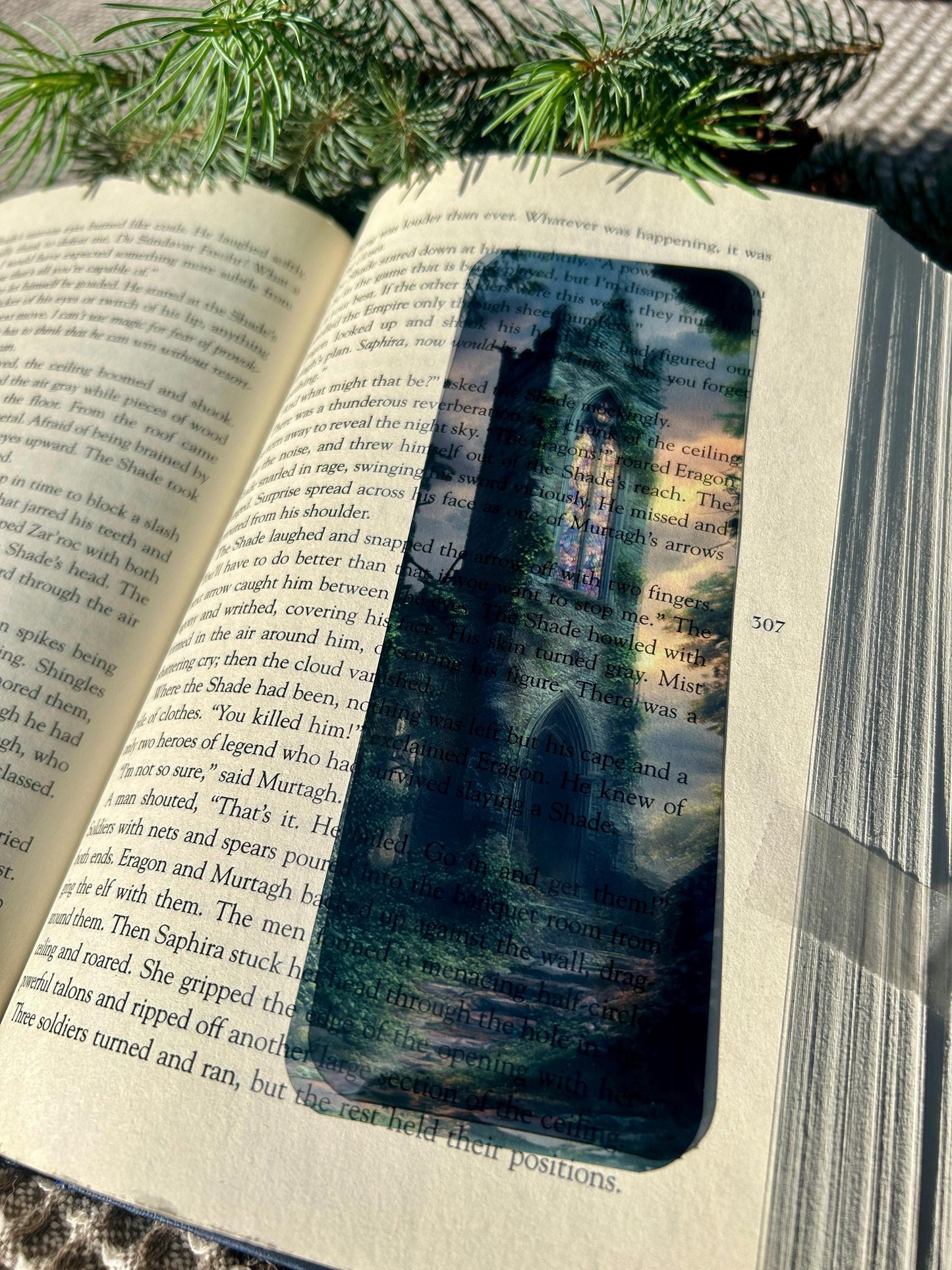Fantasy Tower Bookmark for Book Lovers | Handmade Mysterious Castle Bookmark | Gift for Fantasy Readers | Dark Gothic Book Mark