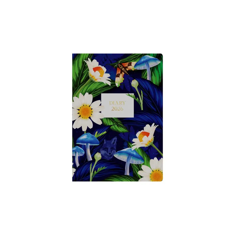 Down the Garden Path - A5 Week-to-View Mid/Academic Year Diary Planner 2025-2026 - Navy - Fashion Diaries