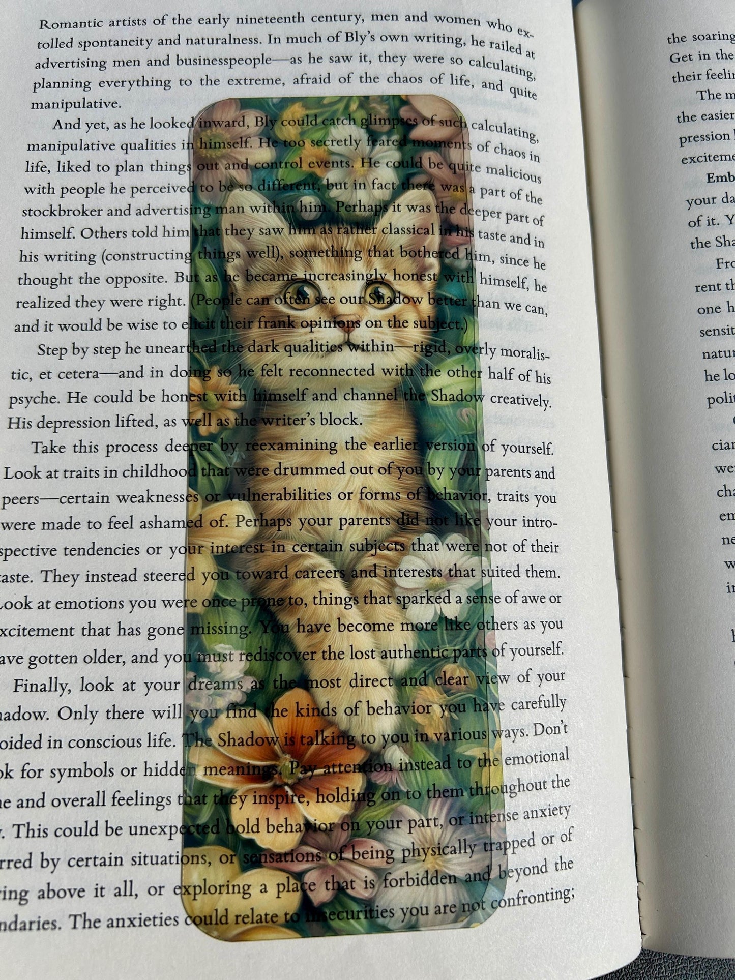 Handmade Tabby Cat Bookmark – Cute Floral Cat Bookmark for Readers, Pet Lovers & Bookworms – Unique Gift for Cat Lovers