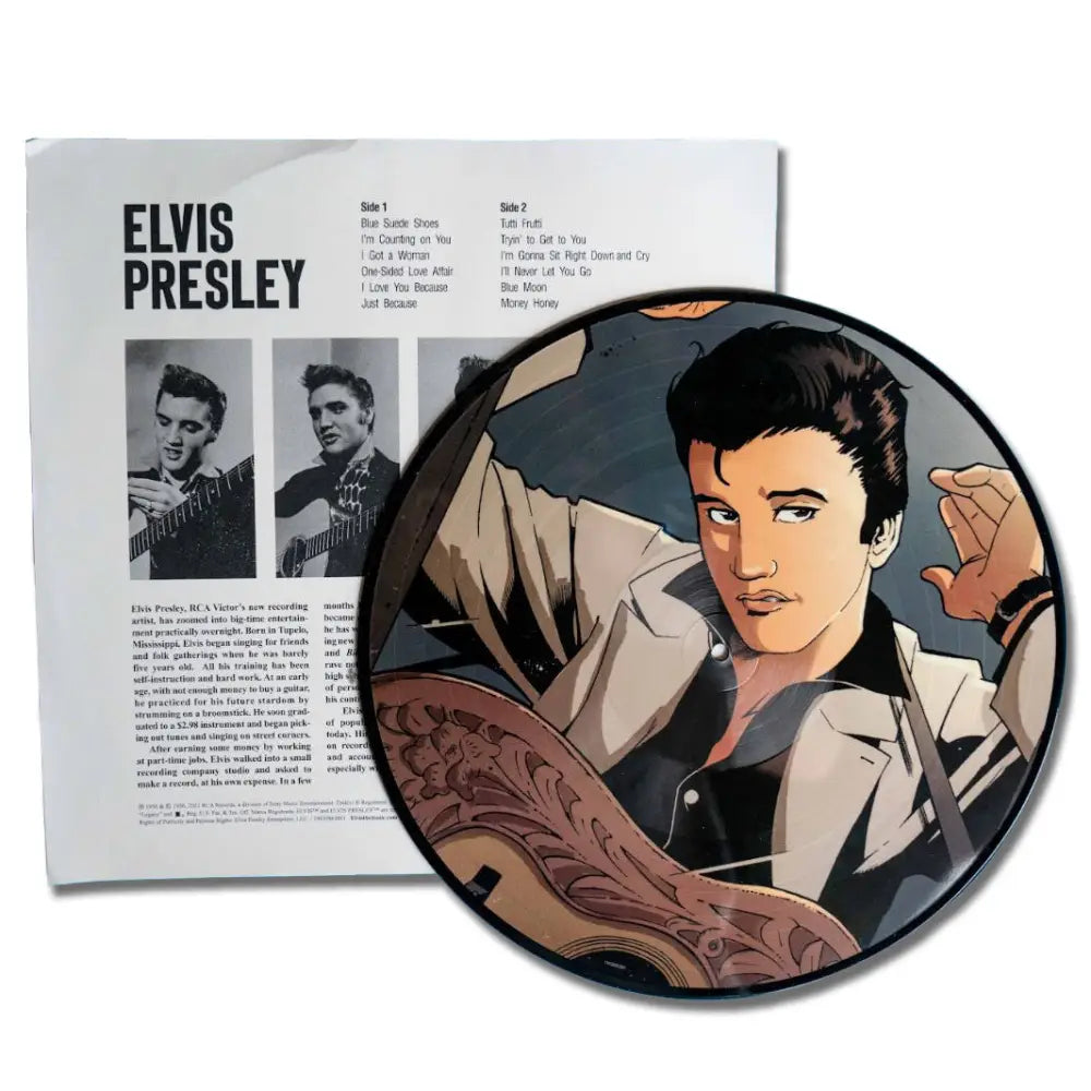 Elvis Presley (1956 Self Titled Album) Limited Edition Picture Disc LP & Book
