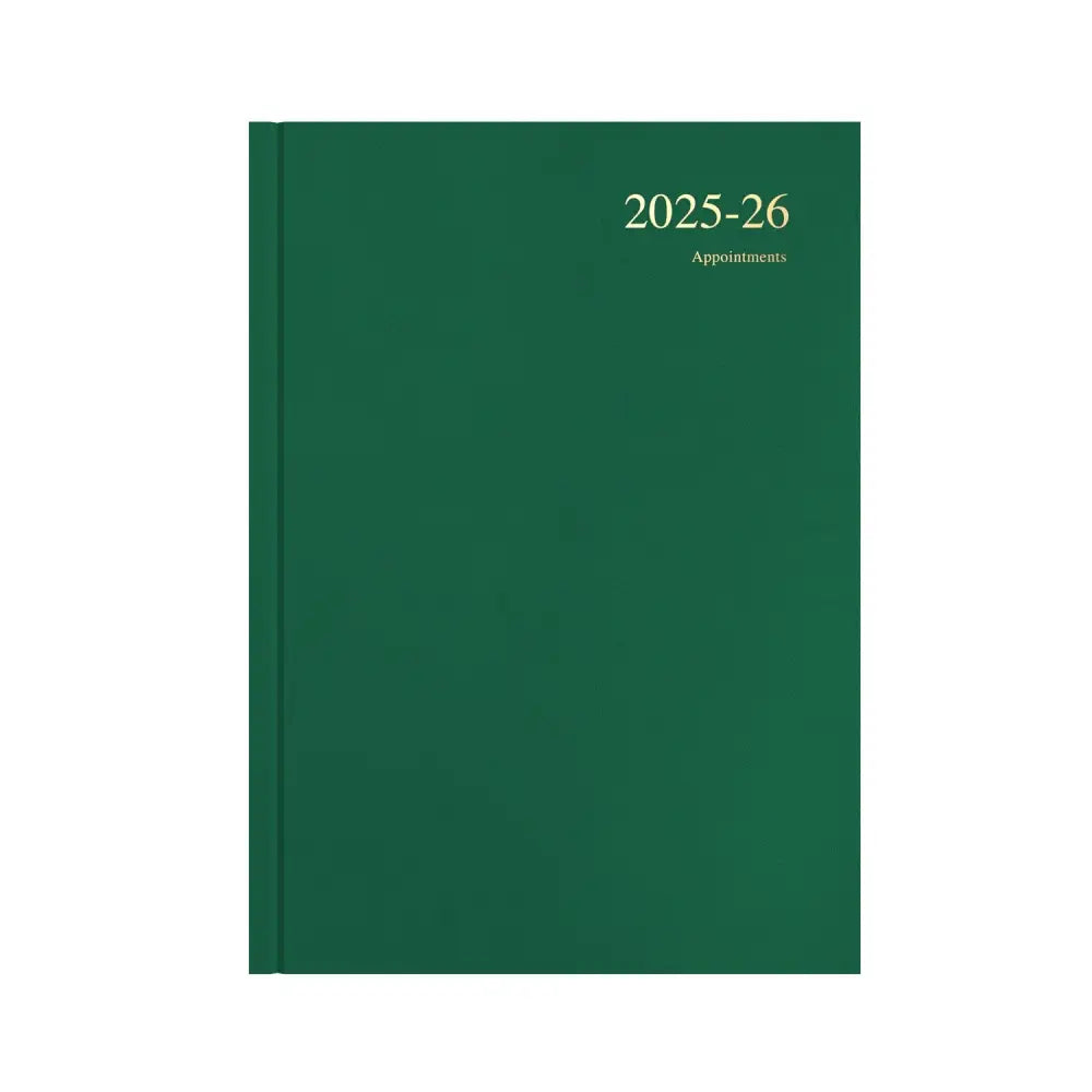 Essentials A4 Day to Page with Appointments Mid/Academic Year Diary Planner 2025 2026 Business Diaries