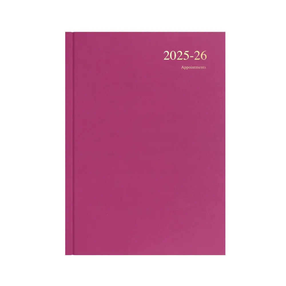 Essentials A4 Day to Page with Appointments Mid/Academic Year Diary Planner 2025 2026 Business Diaries