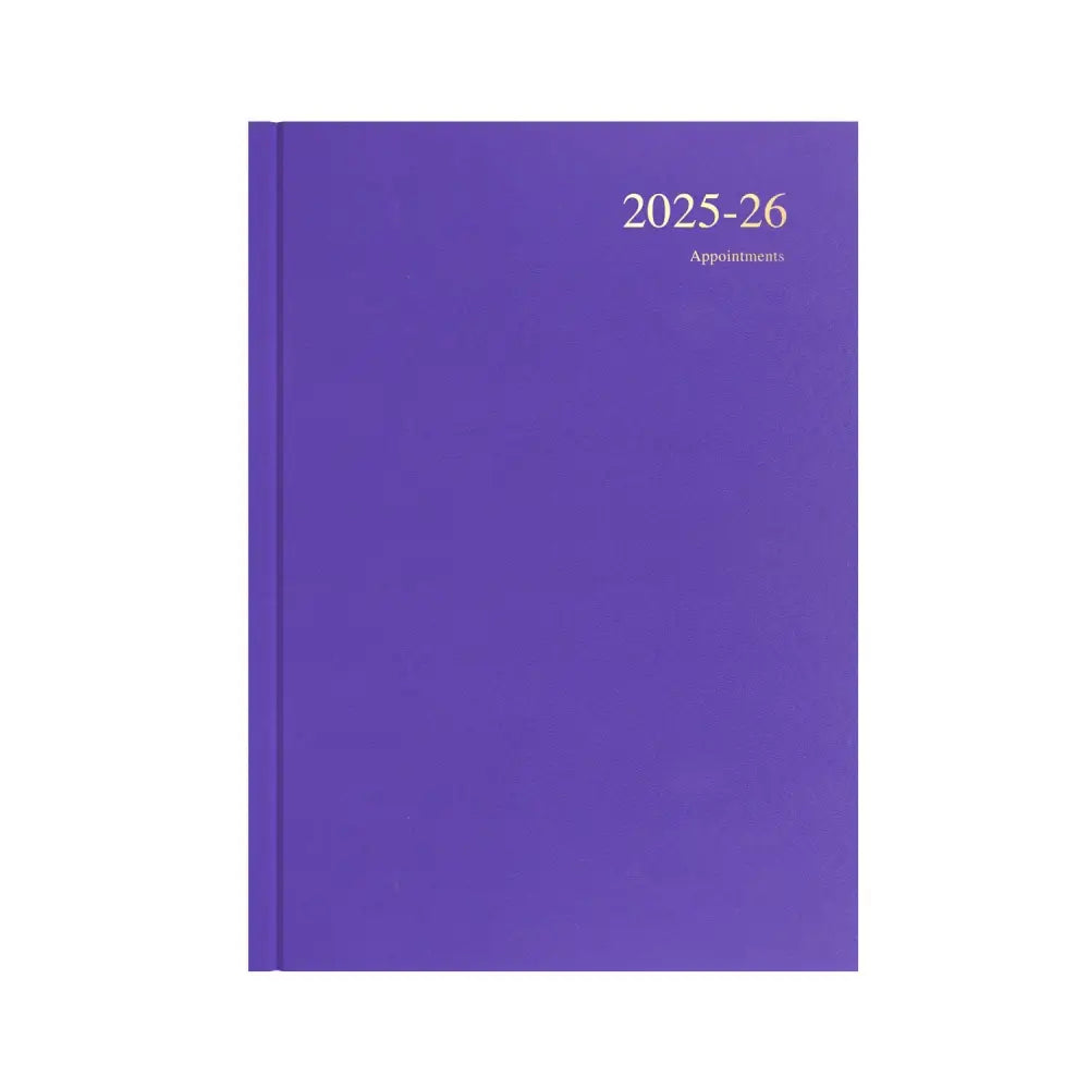 Essentials A4 Day to Page with Appointments Mid/Academic Year Diary Planner 2025 2026 Business Diaries