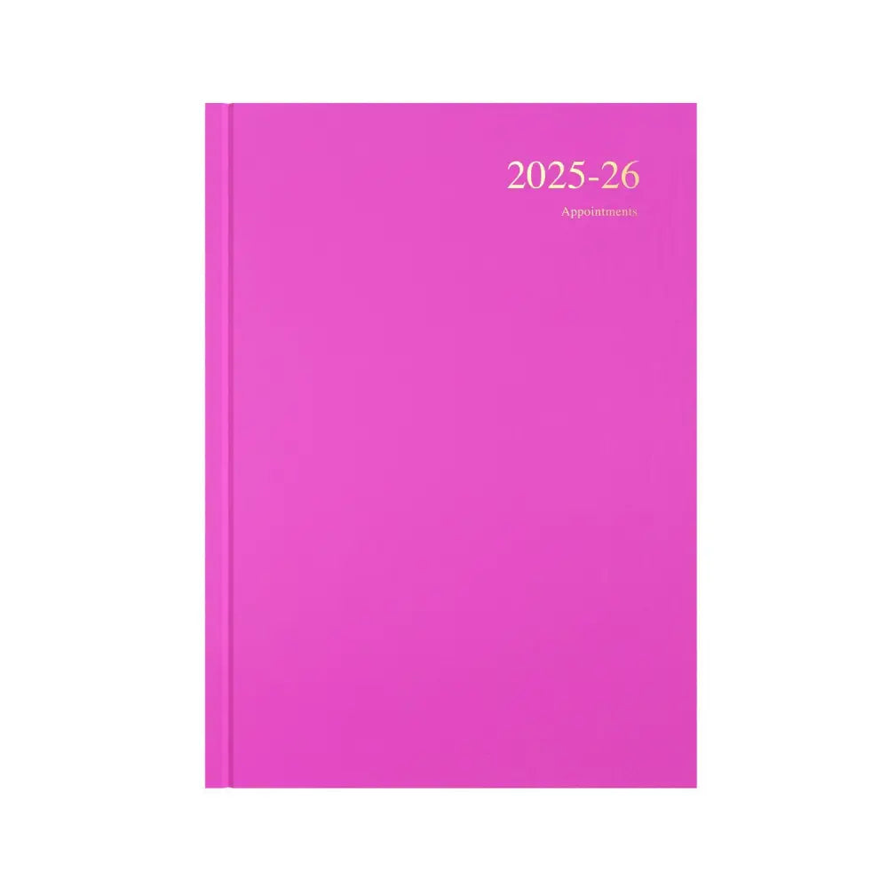 Essentials A4 Week to View with Appointments Mid/Academic Year Diary Planner 2025 2026 Business Diaries
