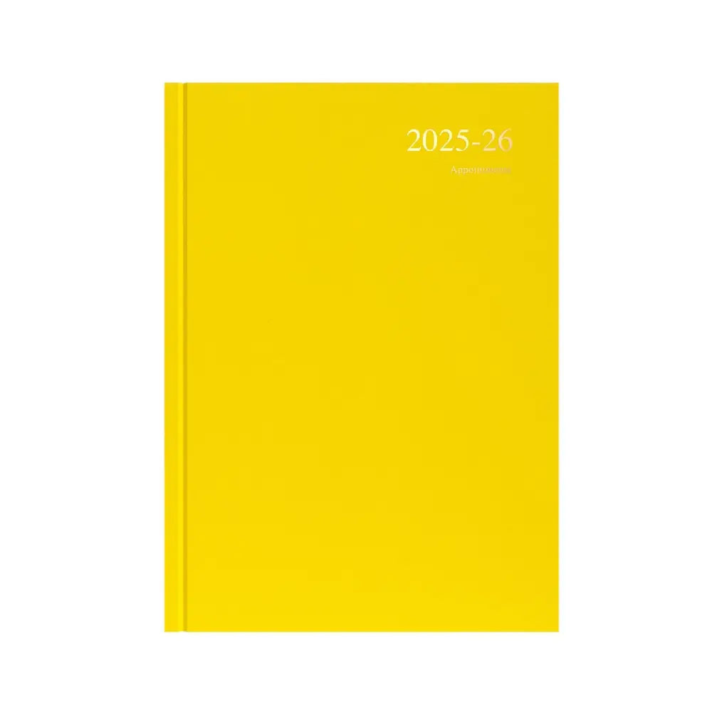Essentials A4 Week to View with Appointments Mid/Academic Year Diary Planner 2025 2026 Business Diaries
