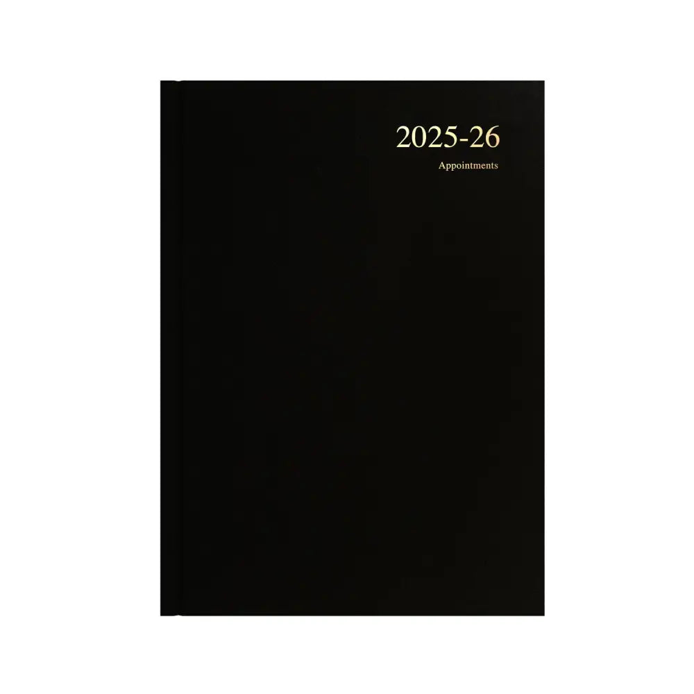 Essentials A4 Week to View with Appointments Mid/Academic Year Diary Planner 2025 2026 Business Diaries