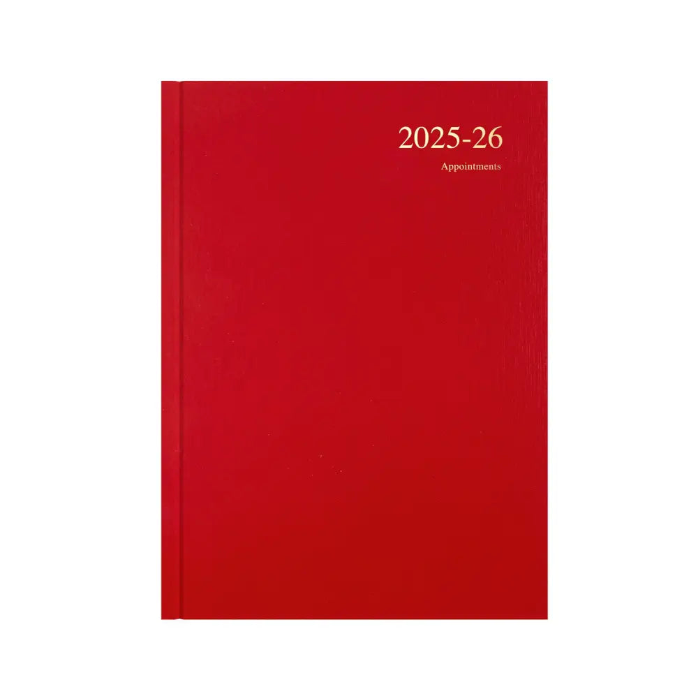 Essentials A4 Week to View with Appointments Mid/Academic Year Diary Planner 2025 2026 Business Diaries