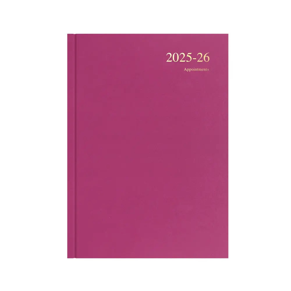 Essentials A4 Week to View with Appointments Mid/Academic Year Diary Planner 2025 2026 Business Diaries