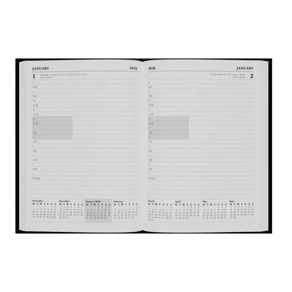 Essentials A5 Day to Page with Appointments Mid/Academic Year Diary Planner July 2025 July 2026 Business Diaries