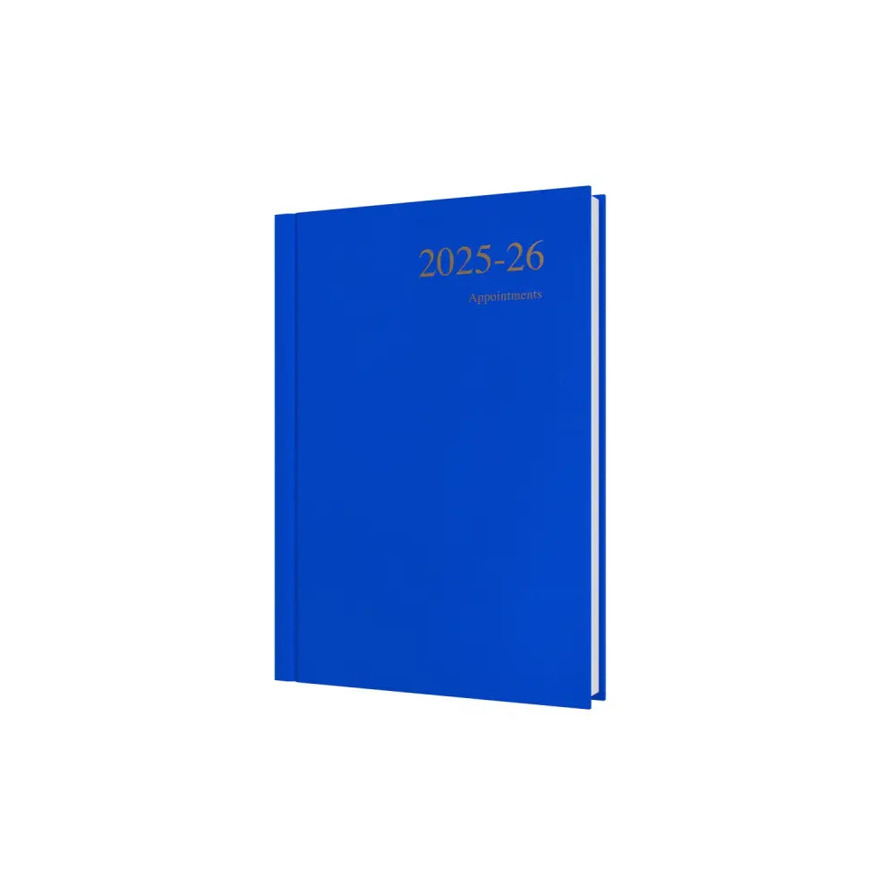 Essentials A5 Day to Page with Appointments Mid/Academic Year Diary Planner July 2025 July 2026 Blue Business Diaries