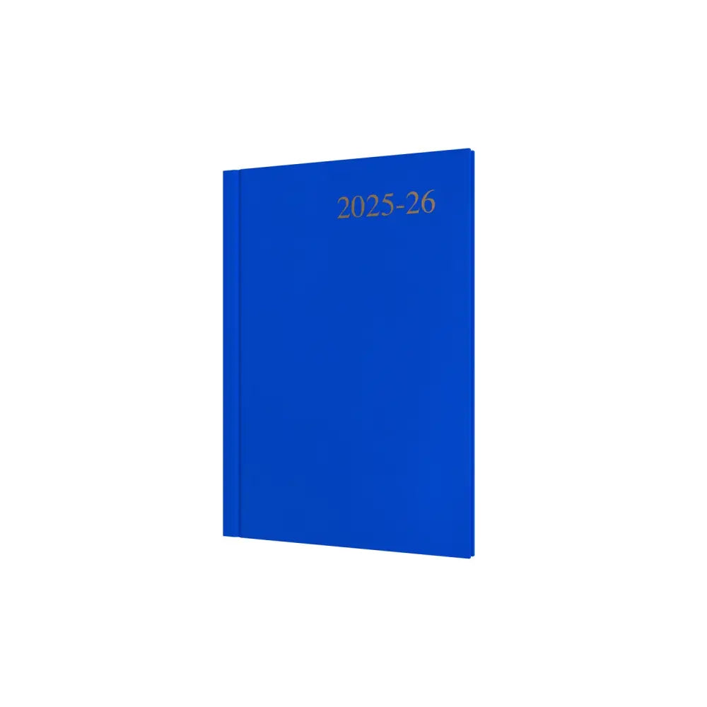 Essentials A5 Week to View with Appointments Mid/Academic Year Diary Planner 2025 2026 Blue Business Diaries