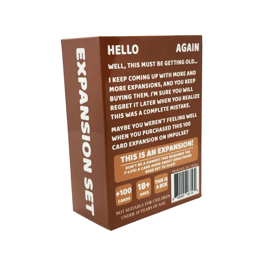 F Life: Annoying & Inconvenient Expansion Pack #3 Card Games