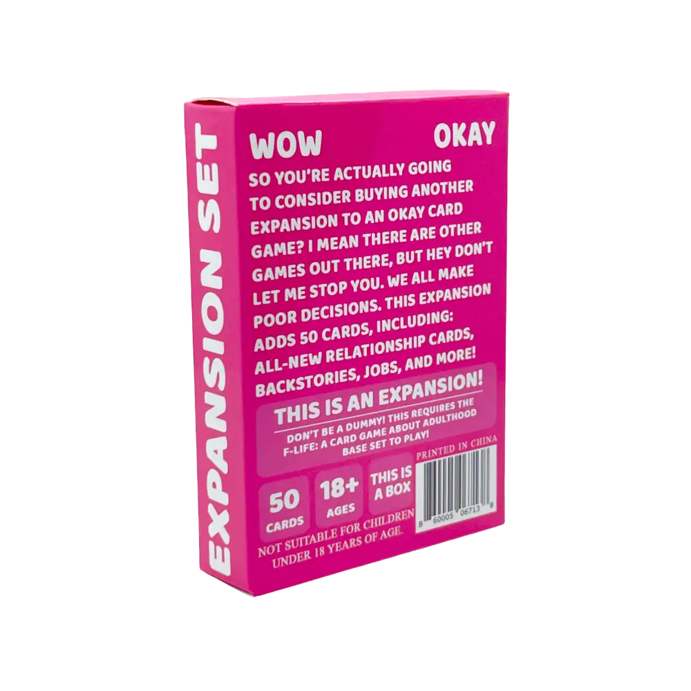 F Life: Dildos & Dolls Expansion Pack #2 Card Games